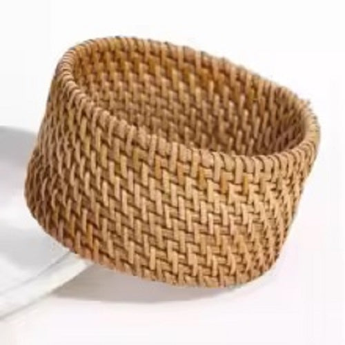 Bracelet en rotin pour femmes fait à la main Léger Paille Osier Tresse Tissé