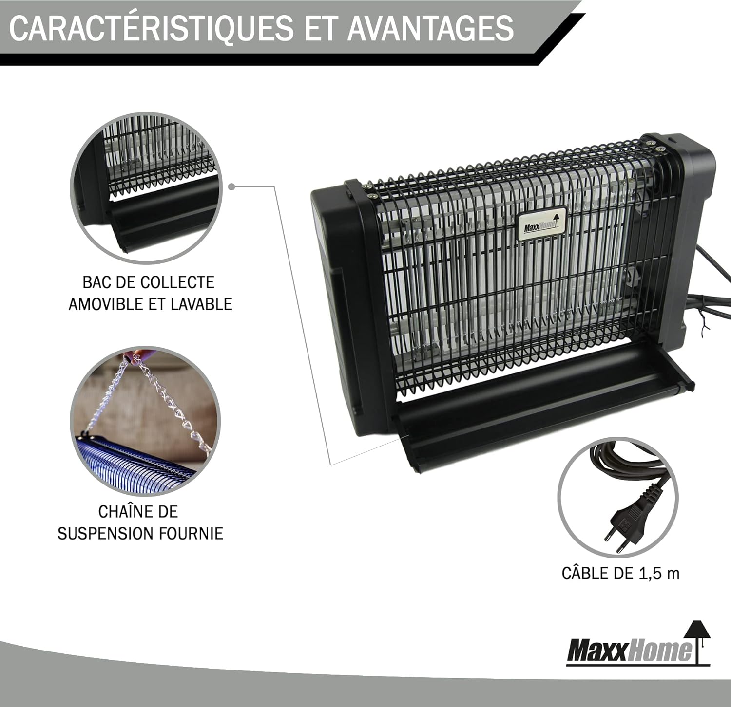 Lampe Anti insecte moustique mouche électrique UV